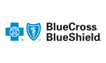 The image displays a logo with the text Blue Cross Blue Shield accompanied by a shield graphic, indicating it s related to health insurance services.